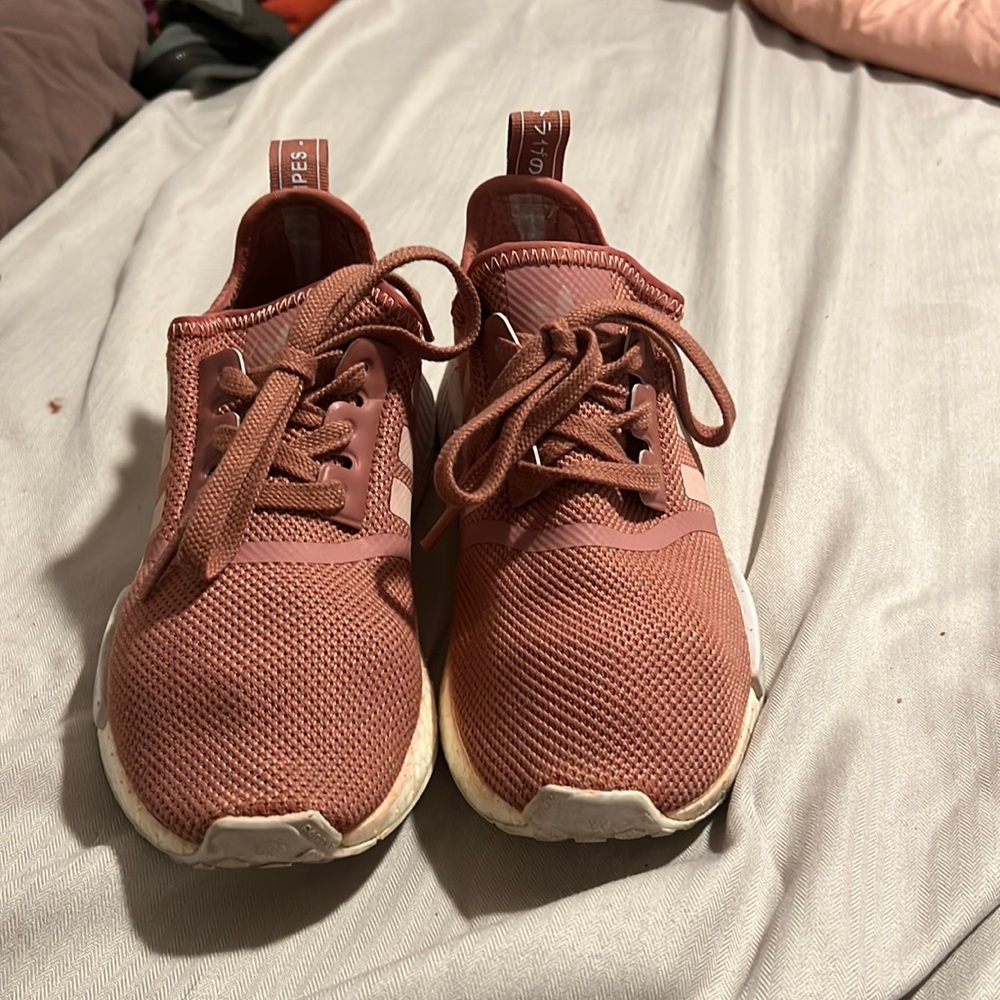 Adidas NMDs coral color